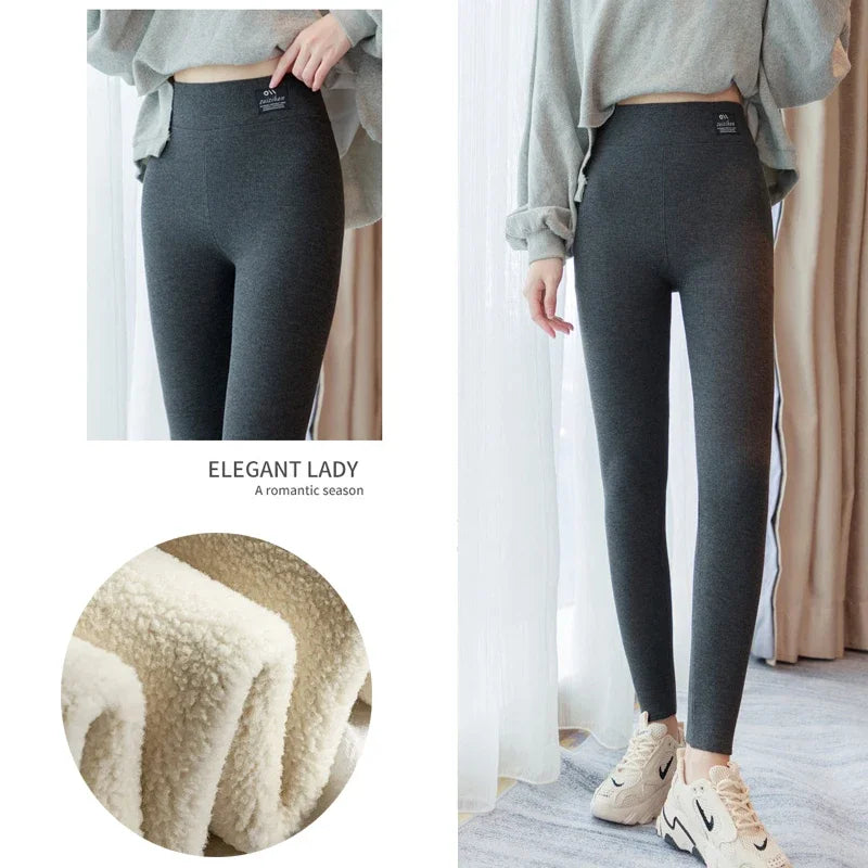 Ultra-Warm Fleece Leggings for Women | High-Waist, Stretchy & Thermal Winter Pants