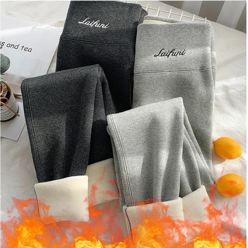 Ultra-Warm Fleece Leggings for Women | High-Waist, Stretchy & Thermal Winter Pants