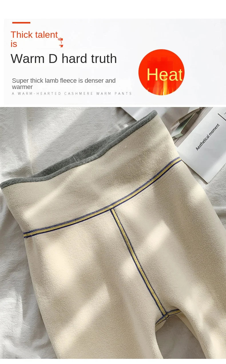 Ultra-Warm Fleece Leggings for Women | High-Waist, Stretchy & Thermal Winter Pants