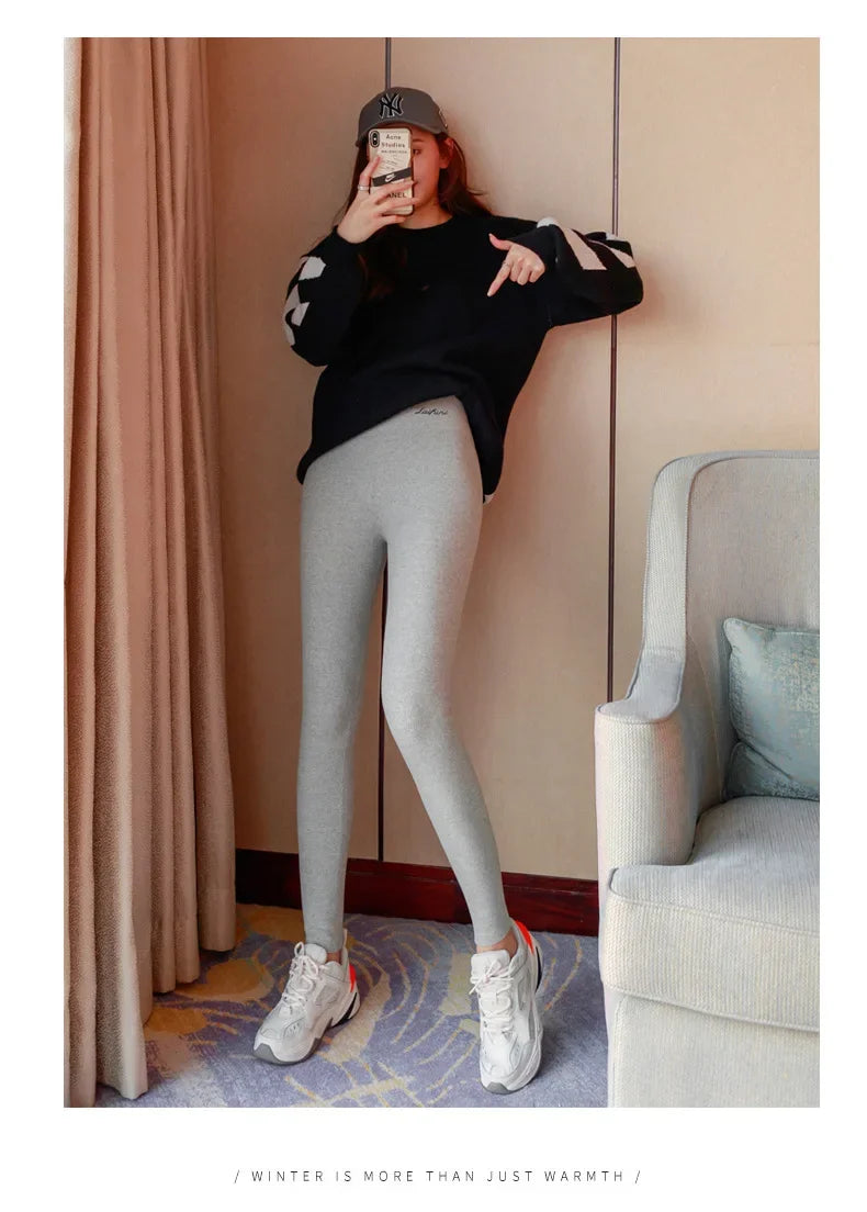 Ultra-Warm Fleece Leggings for Women | High-Waist, Stretchy & Thermal Winter Pants